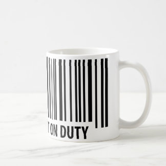 Mug icône comptable en service