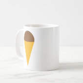 Mug icône de cornet de crème glacée (Devant gauche)