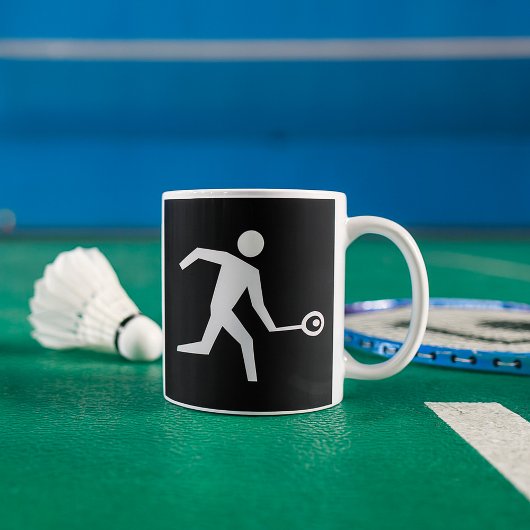 Mug Icône de joueur de squash