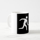 Mug Icône de joueur de squash (Devant gauche)