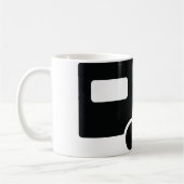 Mug icône de la caravane noire (Gauche)