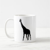 Mug icône de la girafe noire (Gauche)
