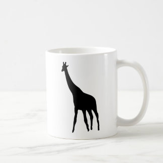 Mug icône de la girafe noire