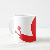 Mug icône de la limace rouge (Devant gauche)