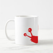 Mug icône de la limace rouge (Gauche)