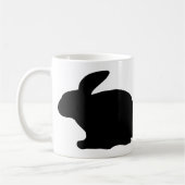 Mug icône de lapin noir (Gauche)