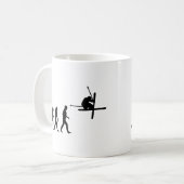 Mug icône de l'évolution du ski (Devant gauche)