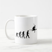 Mug icône de l'évolution du ski (Gauche)