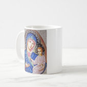 Mug Icône de Merveille-travail de Tikhvin de divin (Devant gauche)