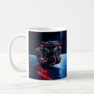 Mug Icône de moteur V-Twin stellaire