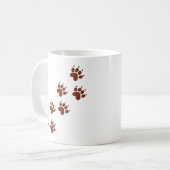 Mug icône de pattes brunes (Devant gauche)