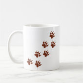 Mug icône de pattes brunes (Gauche)