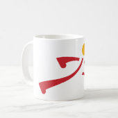 Mug Icône de personne en train de courir (Devant gauche)