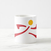 Mug Icône de personne en train de courir (Centre)
