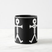 Mug Icône de squelettes d'amour éternel 2007 Art (Centre)