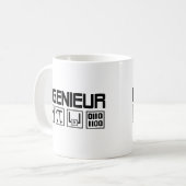 Mug icône d'ingénieur (Devant gauche)