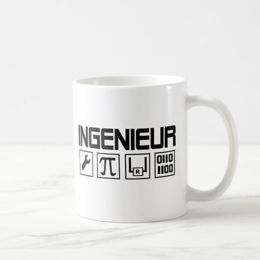 Mug icône d'ingénieur (Droite)