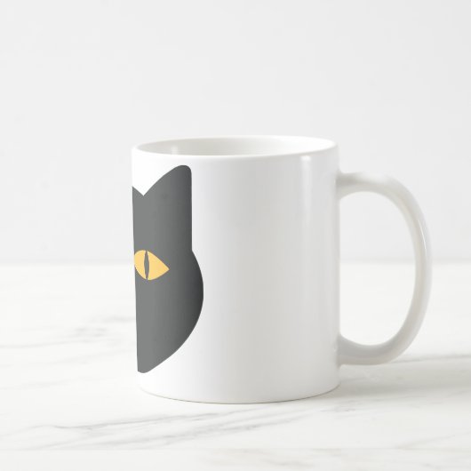 Mug icône du chat noir (Droite)