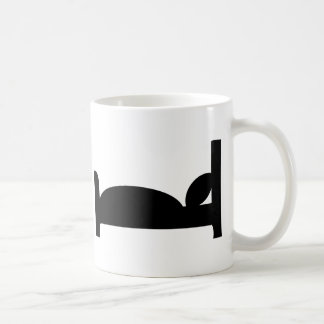 Mug icône du lit