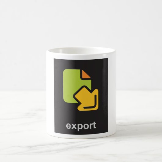 Mug Icône Exporter (Centre)