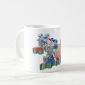 Mug Icone Londres Points de repère Carte Royaume-Uni V (Devant gauche)
