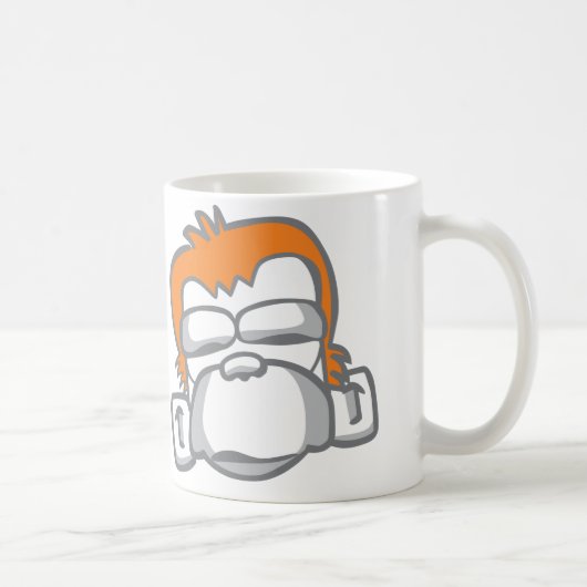 Mug Icône mauvaise de singe (Droite)