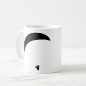 Mug icône noire en parapente (Devant gauche)