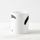 Mug icône noire en parapente (Centre)
