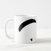 Mug icône noire en parapente (Gauche)