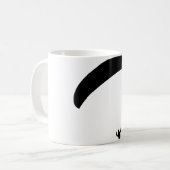 Mug icône noire en parapente (Devant gauche)