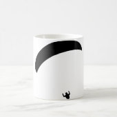 Mug icône noire en parapente (Centre)