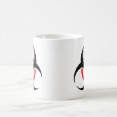 Mug icône rouge noire de hardstyle (Centre)