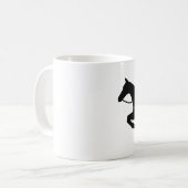 Mug icône sautante de cheval (Devant gauche)