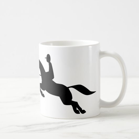 Mug icône sautante de cheval (Droite)
