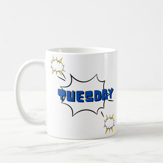 Mug Icône Unique Mardi Coffee Cup (Gauche)