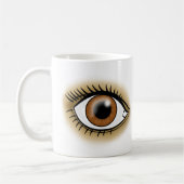 Mug Icône Yeux Marrons (Gauche)