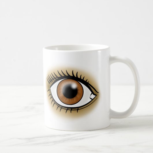 Mug Icône Yeux Marrons (Droite)