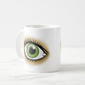 Mug icône Yeux verts (Devant gauche)