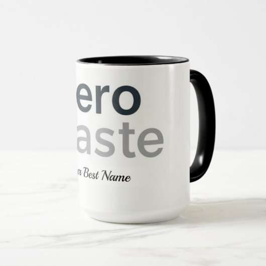 Mug Icône Zéro Déchet (Devant droit)