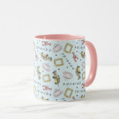 Mug Icônes d'aquarelle FRIENDS™ Motif (Devant droit)