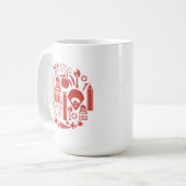 Mug Icônes d'Atlanta la Géorgie (Devant gauche)
