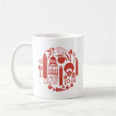 Mug Icônes d'Atlanta la Géorgie (Gauche)