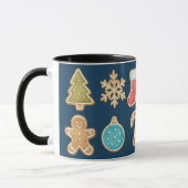 Mug Icônes de biscuits de Noël | Pain d'épice  (Gauche)