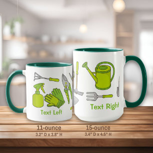 Mug Icônes de jardin