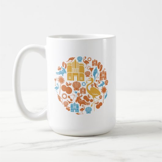 Mug Icônes de la Floride (Gauche)