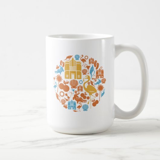 Mug Icônes de la Floride (Droite)