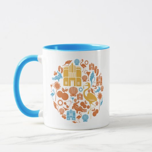 Mug Icônes de la Floride (Gauche)
