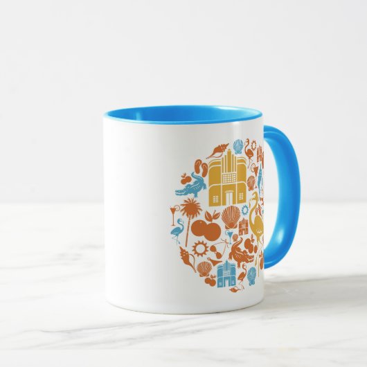 Mug Icônes de la Floride (Devant droit)