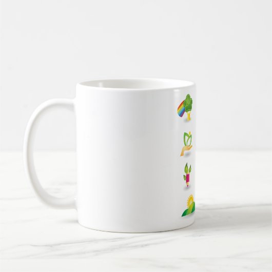 Mug Icônes de la nature (Gauche)