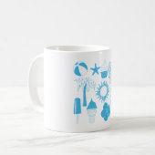 Mug Icônes de l'été (Devant gauche)